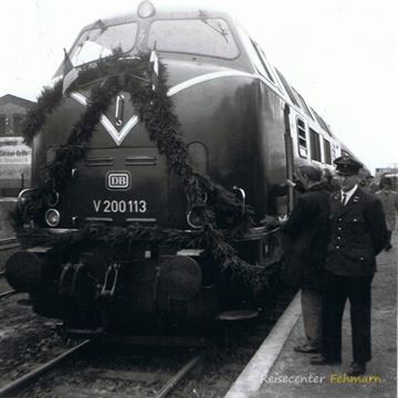 Einweihung Fehmarn Sundbr&uuml;cke 30. April 1963