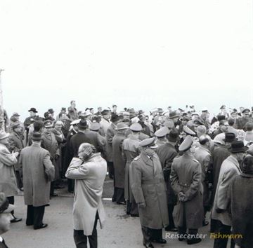Fehmarn Sundbr&uuml;cke er&ouml;ffnung 30 April 1963