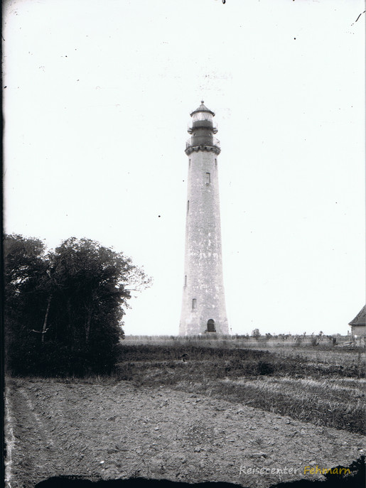 Fl&uuml;gger Leuchtturm - Glasplattenscan