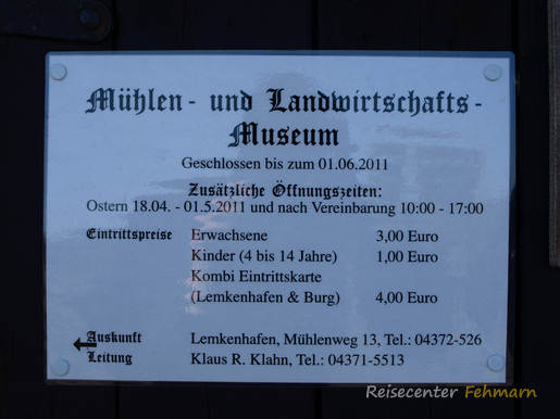 M&uuml;hlenmuseum Lemkenhafen